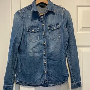 Denim snap shirt size 2